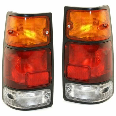 New Set of 2 Left & RH Side Taillamp Assembly Fits Isuzu Amigo With Black Trim - Image 1 of 4