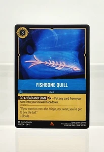 Disney Lorcana Fishbone Quill 168/204 The First Chapter Rare - Picture 1 of 2