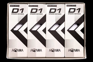 HONMA D1 Golf Balls - Ship from North America! While, Multi, Yellow - 12 Balls - Picture 1 of 11