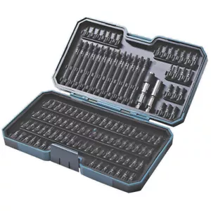 Erbauer ¼" Hex Shank Mixed Screwdriver Bit Set 113 Pieces - Picture 1 of 2