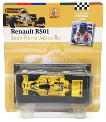 Altaya 1/43 Scale 11244 - F1 Renault RS01 1977 #15 Jabouille - Yellow - Image 1 of 4