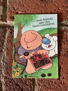 Vintage 1995 Hallmark Ziggy Happy We're Friends Card - Tom Wilson *USA* - Picture 1 of 4