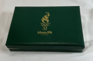 Bicycle Playing Cards Double Deck w/ Holder - 1996 Atlanta Olympics - Picture 1 of 7