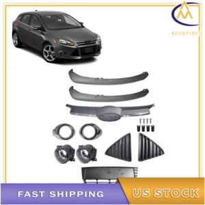 Parrilla antiniebla inferior superior delantera completa parrilla apta para Ford Focus 2012-2014 - Imagen 1 de 10