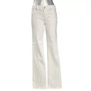 Damen Jeans weiß gerades Bein Tasche Flirty Stretch Iconic Bebe 29 Hose - Bild 1 von 9