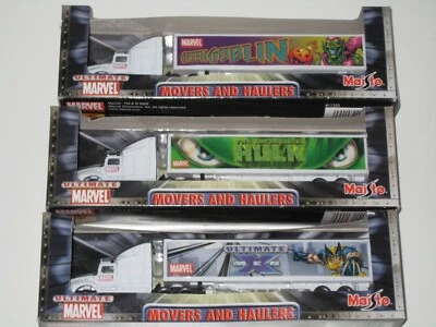 3 - 2002 ULTIMATE MARVEL MOVERS & HAULERS TRUCKS : HULK / X-MEN /GREEN GOBLIN - Image 1 of 4