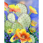 Ey# Diy Diamond Painting Kit Cactus Plant 5D Full Round Rhinestone Art Picture