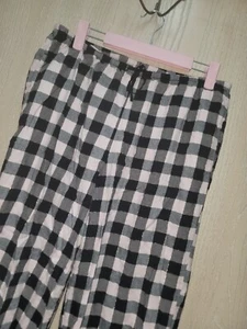 Victoria's Secret Glitter Checkered Lightweight Signature Pajama Pant Size Small - Picture 1 of 10