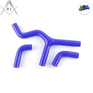 Blue For KTM 450SX 525SX 2003-2006 2004 2005 Silicone Radiator Coolant Hose - Picture 1 of 7