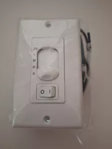 Ceiling Fan Wall-Mounted Control Model WASFL-08 White / 3 SPEED CHUNGEAR - Picture 1 of 4