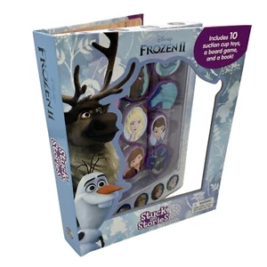 Disney Frozen 2 Storybook Play Book Board Game Suction Toys Elsa Anna Olaf NEW - Picture 1 of 4