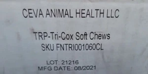 Ceva TRP-Tri-COX Soft Chews - Joint Support For Dogs (60 Count) - Picture 1 of 1