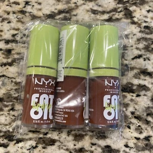 3 NYX Makeup Fat Oil Lip Drip Gloss In FOLD07 Scrollin' 4.8mL 0.16oz New Sealed - Picture 1 of 1