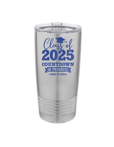 Class of 2025 Countdown in Progress Graduation Aluminum Tumbler - Picture 1 of 1