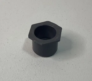 NIBCO PVCI 1-1/4” X 1” Reducer Bushing Spigot X Slip SCH80 PVCI D2467 U.S.A. - Picture 1 of 3