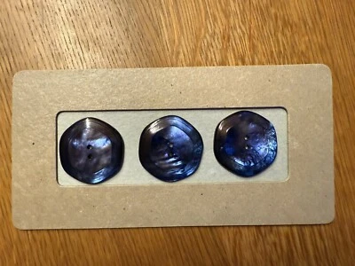 Knöpfe Aus Perlmutt, Franz Budke, 3 Stück - Bild 1 von 4