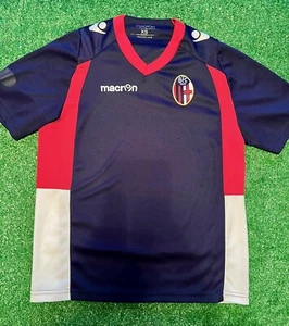 BOLOGNA FC Football Jersey Shirt size Youth XS Macron ITALY Soccer Shirt - Picture 1 of 6
