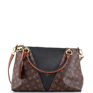 Louis Vuitton V Tote Monogram Canvas and Leather MM - Picture 1 of 6