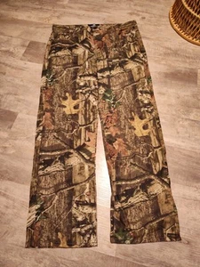 Mossy Oak Pants Mens 38X32 Break-Up Green Camo Breakup Infinity Hunting Outdoors - Picture 1 of 17