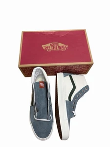 Vans Varsity Canvas Sneaker Sk8 Hi Tops blau Wildleder UVP 89,99 £ Größe UK 10,5 - Bild 1 von 8