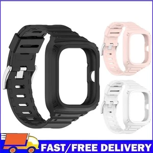 2 In 1 For Redmi Watch 4 Case + Strap Silicone Sweatproof Wristband Replacement - Zdjęcie 1 z 21
