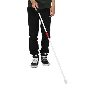 127cm 4-Sections Aluminum Alloy Folding Cane Walking Stick For The Blind L2S - Picture 1 of 22