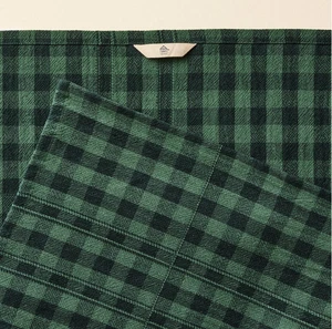 Saco de harina de magnolia Hearth & Hand toalla de cocina toalla de plato verde a cuadros guinga - Imagen 1 de 3