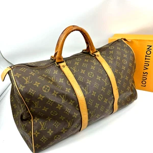 Bolso Louis Vuitton Boston con monograma Keepall 45 modelo antiguo con alas - Imagen 1 de 16
