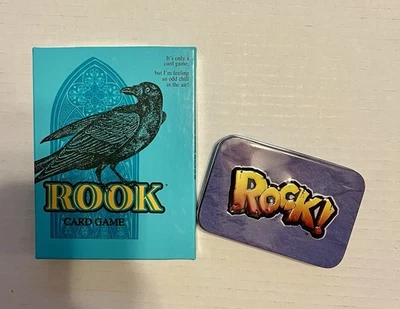 Rook and Rock Card Games in Boxes 2 Games All Cards Sealed NEW - Image 1 of 4
