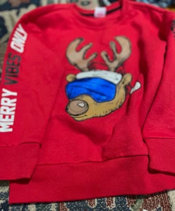 Holiday Time Jugend Kinder Rentier Urlaub Rundhalsausschnitt Sweatshirts 8 neu - Bild 1 von 1