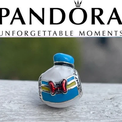 Pandora Parques Disney Exclusivo Pato Donald Icono Logo Dije Foto 1 de 4