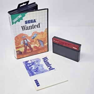 Wanted (Sega Master System) CIB Complete - Authentic & Tested - Picture 1 of 11