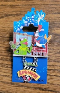 Vintage Disney MUPPET VISION 3D Ride 35 Magical Milestones Pin Kermit Waldo New - Picture 1 of 16
