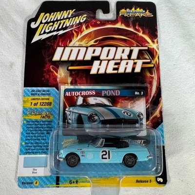 Nuevo Johnny Lightning Street Freaks Import Heat 1963 MG MGB #3 Autocross The Pond Foto 1 de 4
