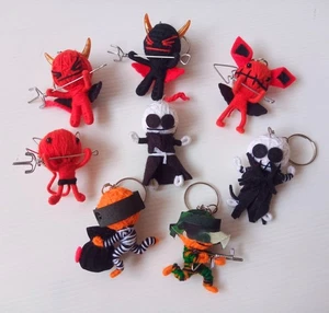 Unique Voodoo Doll Keychain – Handmade with Love for Bags and Keys #7 - Picture 1 of 17
