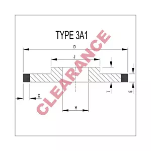 100x3x31,7 mm gerade 3A1 Diamant/CBN Scheibe Säge Schleifwerkzeug & Fräser AUSVERKAUF - Bild 1 von 4