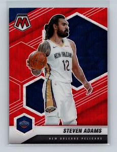 2020/21 PANINI MOSAIC STEVEN ADAMS RED WAVE PRIZM CARD #179 PELICANS - Picture 1 of 2