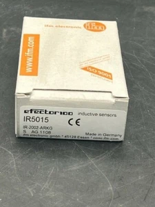IFM IR5015 EFECTOR 100 INDUCTIVE PROXIMITY SENSOR 2mm 10-36VDC 100mA NOS - Picture 1 of 2