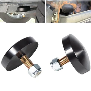 Parachoques de bajo perfil 9.9102G para muchos autos, camionetas y SUV, negro - Paquete de 2 - Imagen 1 de 8