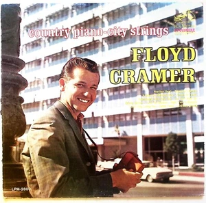 FLOYD CRAMER COUNTRY PIANO-CITY STRINGS VINYL LP 222-63 - Picture 1 of 4