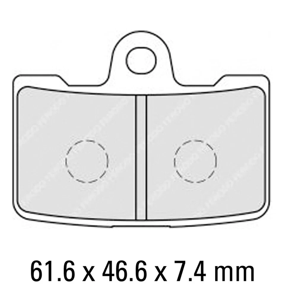 Ferodo Front Brake Pads for Buell 1125R 2008-2010 (ST) - Image 1 of 1