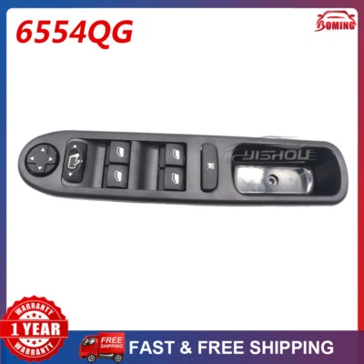 New Electric Power Window Master Control Switch 6490.EH For Peugeot 207 Citroen - Imagem 1 de 4