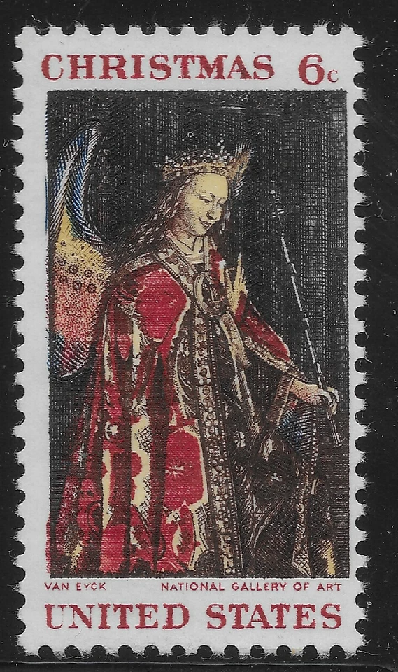 US Scott #1363, Single 1968 Navidad 6c FVF MNH Foto 1 de 1