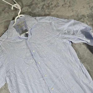 Suitsupply Cotton Linen Striped Button Down Shirt Dress Casual Size 40 - Picture 1 of 7