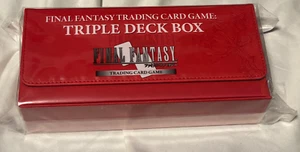 BRAND NEW SEALED Final Fantasy TCG Triple Deck Box Red Vincent W/ 3 Promo Cards - Picture 1 of 5
