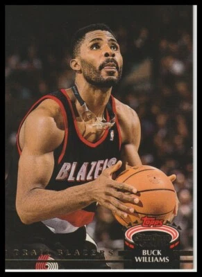 1992 Buck Williams Topps Stadium Club Basketball #177 Portland Trail Blazers - Image 1 of 2