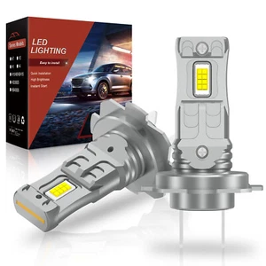 H7 LED Bombilla Faros De Coche 6500K 16000LM 1:1 100W CANBUS Error Free Blanco - Imagen 1 de 11