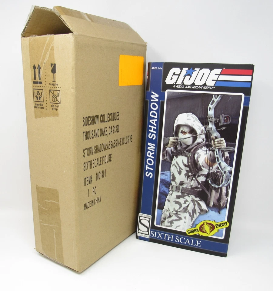 Exclusivo Sideshow Collectibles Storm Shadow Nuevo en caja con caja de envío original Foto 1 de 4