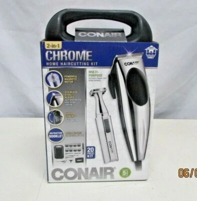 Conair Chrome HCT202 Home Haircut Kit - 20 Piece NEW IN BOX - Image 1 of 4