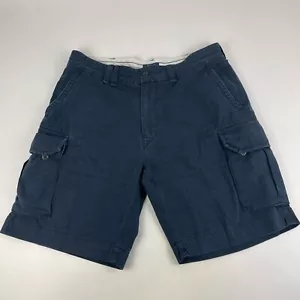 Polo Ralph Lauren uomo taglia 38 pantaloncino cargo blu navy 10" cuciture interne - Foto 1 di 7